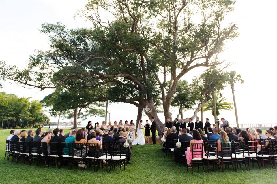 Charles Ringling Estate at New College Wedding - Officiant Grace Felice